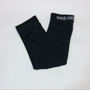 Nike Pro Cropped Leggings Black Dri-Fit